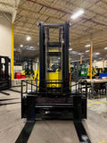 2021 HYSTER H155FT 15500 LB DIESEL FORKLIFT PNEUMATIC 127/173" 2 STAGE CLEAR VIEW MAST SIDE SHIFTING FORK POSITIONER ENCLOSED CAB HEAT & AC 1,155 HOURS STOCK # BF9593139-BUF