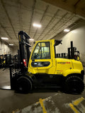 2021 HYSTER H155FT 15500 LB DIESEL FORKLIFT PNEUMATIC 127/173" 2 STAGE CLEAR VIEW MAST SIDE SHIFTING FORK POSITIONER ENCLOSED CAB HEAT & AC 1,155 HOURS STOCK # BF9593139-BUF
