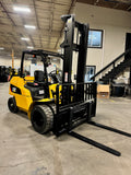 2017 CATERPILLAR DP45N 9000 LB DIESEL FORKLIFT DUAL PNEUMATIC TIRE 116/179" 2 STAGE CLEAR VIEW MAST SIDE SHIFTER 1,265 HOURS STOCK # BF9394969-BUF - United Lift Equipment LLC