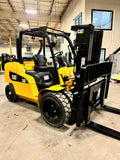 2020 CATERPILLAR/MITSUBISHI FD55N1 12000 LB DIESEL FORKLIFT PNEUMATIC 90/161" 3 STAGE MAST 1128 HOURS STOCK # BF9414329-BUF - United Lift Equipment LLC