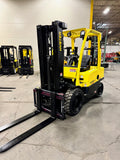 2017 HYSTER H60FT 6000 LB DIESEL FORKLIFT PNEUMATIC 86/181" 3 STAGE MAST SIDE SHIFTER LOW HOURS STOCK # BF9239339-BUF - United Lift Equipment LLC