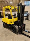 2017 HYSTER H60FT 6000 LB DIESEL FORKLIFT PNEUMATIC 86/181" 3 STAGE MAST SIDE SHIFTER LOW HOURS STOCK # BF9239339-BUF - United Lift Equipment LLC