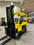 2019 HYSTER E120XN 12000 LBS ELECTRIC 107/157" 2 STAGE CLEAR VIEW MAST SIDE SHIFTER 72" FORKS STK# BF9277129-BUF - United Lift Equipment LLC