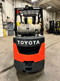 2021 TOYOTA 8FGCU32 6500 LB LP GAS FORKLIFT ONLY 535 HOURS CUSHION 87/187" 3 STAGE MAST SIDE SHIFTER 4 WAY PLUMBING STOCK # BF9214759-BUF - United Lift Equipment LLC