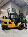 2019 CATERPILLAR DP50N1 11000 LB DIESEL FORKLIFT PNEUMATIC 94/132" 2 STAGE CLEAR VIEW MAST ENCLOSED CAB DUAL SIDE SHIFTER 1287 HOURS STOCK # BF9358729-BUF - United Lift LLC
