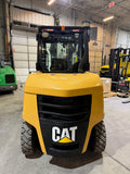 2019 CATERPILLAR DP50N1 11000 LB DIESEL FORKLIFT PNEUMATIC 94/132" 2 STAGE CLEAR VIEW MAST ENCLOSED CAB DUAL SIDE SHIFTER 1287 HOURS STOCK # BF9358729-BUF - United Lift LLC