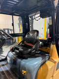 2019 CATERPILLAR DP50N1 11000 LB DIESEL FORKLIFT PNEUMATIC 94/132" 2 STAGE CLEAR VIEW MAST ENCLOSED CAB DUAL SIDE SHIFTER 1287 HOURS STOCK # BF9358729-BUF - United Lift LLC