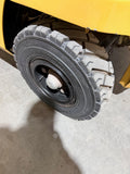 2019 CATERPILLAR DP50N1 11000 LB DIESEL FORKLIFT PNEUMATIC 94/132" 2 STAGE CLEAR VIEW MAST ENCLOSED CAB DUAL SIDE SHIFTER 1287 HOURS STOCK # BF9358729-BUF - United Lift LLC