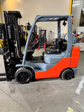 2016 TOYOTA 8FGCU30 6000 LB LP GAS FORKLIFT CUSHION 83/171" 3 STAGE MAST SIDE SHIFTING FORK POSITIONER 1158 HOURS STOCK # BF992119-BUF - United Lift LLC