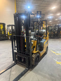 2019 CATERPILLAR 2C5000 5000 LB LP GAS FORKLIFT CUSHION 83/187" 3 STAGE MAST SIDE SHIFTER 912 HOURS STOCK # BF982749-BUF - United Lift LLC