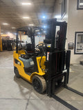 2019 CATERPILLAR 2C5000 5000 LB LP GAS FORKLIFT CUSHION 83/187" 3 STAGE MAST SIDE SHIFTER 912 HOURS STOCK # BF982749-BUF - United Lift LLC