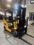 2020 CATERPILLAR/MITSUBISHI FGC25N 5000 LB LP GAS FORKLIFT CUSHION 83/187" 3 STAGE MAST SIDE SHIFTING FORK POSITIONER 878 HOURS STOCK # BF987829-BUF - United Lift LLC