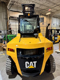 2018 CAT DP70 15500 DIESEL FORKLIFT PNEUMATIC 153/218" 2 STAGE CLEAR VIEW MAST DUAL DRIVE TIRES SIDE SHIFTER 2248 HOURS STOCK # BF9344679-BUF - United Lift LLC