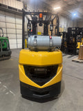 2020 CATERPILLAR/MITSUBISHI FGC25N 5000 LB LP GAS FORKLIFT CUSHION 83/187" 3 STAGE MAST SIDE SHIFTING FORK POSITIONER 878 HOURS STOCK # BF987829-BUF - United Lift LLC