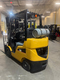 2020 CATERPILLAR/MITSUBISHI FGC25N 5000 LB LP GAS FORKLIFT CUSHION 83/187" 3 STAGE MAST SIDE SHIFTING FORK POSITIONER 878 HOURS STOCK # BF987829-BUF - United Lift LLC