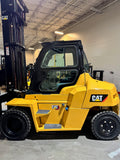 2018 CAT DP70 15500 DIESEL FORKLIFT PNEUMATIC 153/218" 2 STAGE CLEAR VIEW MAST DUAL DRIVE TIRES SIDE SHIFTER 2248 HOURS STOCK # BF9344679-BUF - United Lift LLC