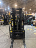 2020 YALE ERP040VTN 4000 LB 82/187" 3 STAGE MAST SIDE SHIFTER ELECTRIC FORKLIFT CUSHION 832 HOURS STOCK # BF986289-BUF - United Lift LLC