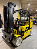 2022 YALE GLC120SVXN 12000 LB LP GAS FORKLIFT CUSHION 92/185" 3 STAGE MAST SIDE SHIFTER PLUMBED 4 WAYS TO CARRIAGE STOCK # BF9197859-BUF - United Lift LLC