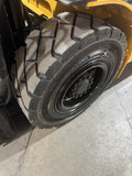 2020 CATERPILLAR/MITSUBISHI FG50CN 11000 LB LP GAS FORKLIFT PNEUMATIC 93/201" 3 STAGE MAST SIDE SHIFTING FORK POSITIONER PLUMBED 4 WAYS TO CARRAIGE 1296 HOURS STOCK # BF9283319-BUF