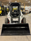 2018 BOBCAT S595 SKID STEER 2200 LB CAPACITY DIESEL PNEUMATIC TIRES AUXILLARY HYDRAULICS 72" BUCKET BF9312139-BUF - United Lift Equipment LLC