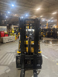 2020 CATERPILLAR 2C6000 6000 LB LP GAS FORKLIFT FINGER TIP CONTROL 82/170" 3 STAGE MAST SIDE SHIFTER ATTACHEMENT UNDER 900 HOURS TREADED TIRES STOCK # BF987249-BUF