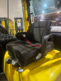 2021 HYSTER H50FT 5000 LB LP GAS FORKLIFT PNEUMATIC 86/189" 3 STAGE MAST SIDE SHIFTING FORK POSITIONER ENCLOSED CAB with HEAT 984 HOURS STOCK # BF9113729-BUF