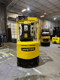 2019 HYSTER E60XN-33 6000 LB ELECTRIC FORKLIFT CUSHION 89/188" 3 STAGE MAST SIDE SHIFTING FORK POSITIONER ONLY 780 HOURS STOCK # BF981839-BUF