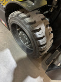 2019 HYSTER E60XN-33 6000 LB ELECTRIC FORKLIFT CUSHION 89/188" 3 STAGE MAST SIDE SHIFTING FORK POSITIONER ONLY 780 HOURS STOCK # BF981839-BUF