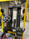 2019 HYSTER E60XN-33 6000 LB ELECTRIC FORKLIFT CUSHION 89/188" 3 STAGE MAST SIDE SHIFTING FORK POSITIONER ONLY 780 HOURS STOCK # BF981839-BUF