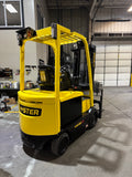 2019 HYSTER E60XN-33 6000 LB ELECTRIC FORKLIFT CUSHION 89/188" 3 STAGE MAST SIDE SHIFTING FORK POSITIONER ONLY 780 HOURS STOCK # BF981839-BUF