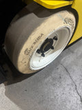 2020 YALE ERP035VT 3500 LB ELECTRIC CUSHION 3 WHEEL SIT DOWN FORKLIFT 82/187" 3 STAGE MAST SIDE SHIFTER 613 HOURS NON-MARKING TIRES STOCK # BF985249-BUF