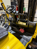 2021 HYSTER H110FT 11000 LB DIESEL FORKLIFT PNEUMATIC 94/185" 3 STAGE MAST SIDE SHIFTING FORK POSITIONER STOCK # BF9249559-BUF - United Lift LLC