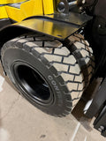 2021 HYSTER H110FT 11000 LB DIESEL FORKLIFT PNEUMATIC 94/185" 3 STAGE MAST SIDE SHIFTING FORK POSITIONER STOCK # BF9249559-BUF - United Lift LLC