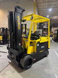 2020 HYSTER E120XN 12000 LBS 48V LITHIUM ION ELECTRIC 100/209" 3 STAGE MAST PLUMBED 4 WAYS TO CARRIAGE 1,367 HOURS STK# BF9217129-BUF