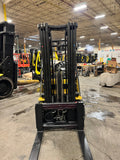 2020 CATERPILLAR/MITSUBISHI FGC33N 6500 LB LP GAS FORKLIFT CUSHION 88/185 3 STAGE MAST SIDE SHIFTER UNDER 700 HOURS STOCK # BF9215479-BUF - United Lift Equipment LLC
