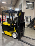 2020 YALE ERC050VGN 5000 LB 48 VOLT ELECTRIC FORKLIFT 89/195" THREE STAGE MAST SIDE SHIFTER 779 HOURS STOCK # BF987499-BUF - United Lift LLC