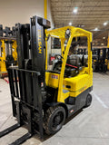 2021 HYSTER S50FT 5000 LB LP GAS FORKLIFT CUSHION 84/195" 3 STAGE MAST SIDE SHIFTER 958 HOURS PLUMBED 4 WAYS TO CARRIAGE STOCK # BF9113749-BUF - United Lift LLC