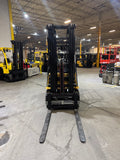 2020 CATERPILLAR 2C5000 5000 LB LP GAS FORKLIFT CUSHION 93/218" 3 STAGE MAST SIDE SHIFTING FORK POSITIONER TREADED TIRES 883 HOURS PLUMBED 4 WAYS TO CARRIAGE STOCK # BF9128249-BUF