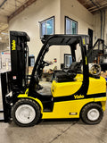 2020 YALE GLP060 6000 LB LP GAS FORKLIFT PNEUMATIC 90/188" 3 STAGE MAST SIDE SHIFTING FORK POSITIONER 792 HOURS STOCK # BF9226159-BUF - United Lift Equipment LLC