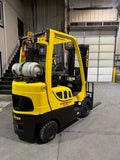 2022 HYSTER S50FT 5000 LB LP GAS FORKLIFT TREADED CUSHION 84/189" 3 STAGE MAST SIDE SHIFTER 969 HOURS STOCK # BF996729-BUF