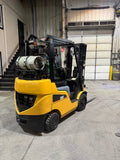 2021 CATERPILLAR/MITSUBISHI FGC25N 5000 LB LP GAS FORKLIFT CUSHION 85/187" 3 STAGE MAST SIDE SHIFTER 884 HOURS STOCK # BF998829-BUF - United Lift LLC