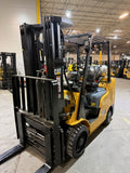 2023 CATERPILLAR/MITSUBISHI FGC30N 6000 LB LP GAS FORKLIFT CUSHION 83/186" 3 STAGE MAST SIDE SHIFTING FORK POSITIONER STOCK # BF9125179-BUF - United Lift LLC
