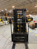 2023 CATERPILLAR/MITSUBISHI FGC30N 6000 LB LP GAS FORKLIFT CUSHION 83/186" 3 STAGE MAST SIDE SHIFTING FORK POSITIONER STOCK # BF9125179-BUF - United Lift LLC