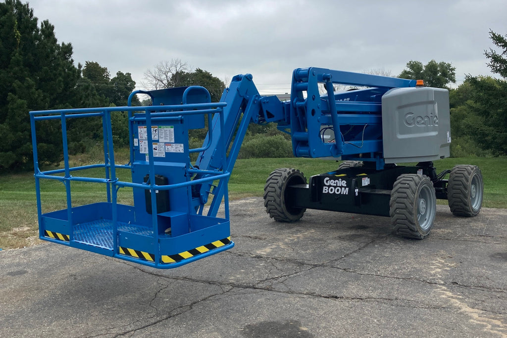 2016 GENIE Z45 25RT ARTICULATING BOOM LIFT AERIAL LIFT WITH JIB ARM 45 2016-genie-z45-25rt-articulating-boom-lift-aerial-lift-with-jib-arm-45