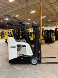 2014 CROWN RC-5530-30 3500 LB ELECTRIC FORKLIFT STAND UP STOCK ORDER PICKER CUSHION 87/190 3 STAGE MAST STOCK # BF945189-BUF - United Lift LLC