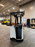 2014 CROWN RC-5530-30 3500 LB ELECTRIC FORKLIFT STAND UP STOCK ORDER PICKER CUSHION 87/190 3 STAGE MAST STOCK # BF945189-BUF - United Lift LLC