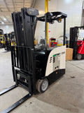 2014 CROWN RC-5530-30 3500 LB ELECTRIC FORKLIFT STAND UP STOCK ORDER PICKER CUSHION 87/190 3 STAGE MAST STOCK # BF945189-BUF - United Lift LLC