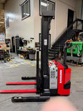 2015 RAYMOND RSS40 4000 LB ELECTRIC FORKLIFT WALKIE STACKER 85/128" 2 STAGE MAST CUSHION SIDE SHIFTER 1372 HOURS STOCK # BF943179-BUF - United Lift LLC