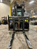 2012 HOIST P360 36000 LB DIESEL FORKLIFT PNEUMATIC ENCLOSED HEATED CAB 144/144" 2 STAGE MAST SIDE SHIFTING FORK POSITIONER DUAL TIRES 96" FORKS ONLY 2930 HOURS STOCK # BF9935679-BUF - United Lift Equipment LLC