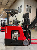 2013 RAYMOND 415-C30TT 3000 LB ELECTRIC DOCK STOCKER FORKLIFT 88/190" 3 STAGE MAST SIDE SHIFTER 2605 HOURS STOCK # BF962449-BUF - United Lift LLC